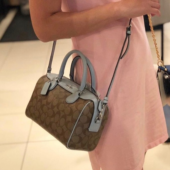 🌷Coach Mini Bennett Satchel In Signature NWT. - Picture 8 of 8